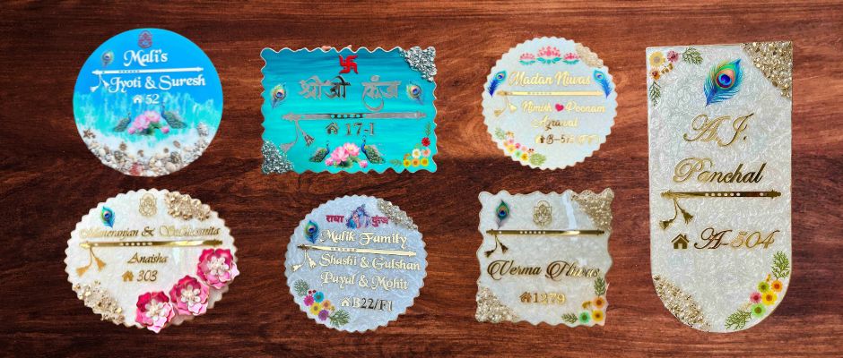 Sanghvi arts name plate makers