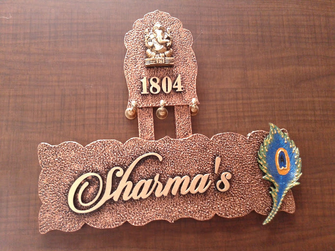 creative name plates for doors